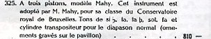 catalogue Mahillon 1926